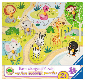 Ravensburger 00.003.687 Puzzle con formine 8 pz Animali