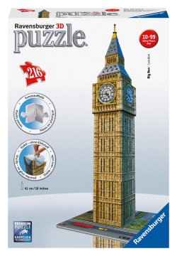 Ravensburger 12554 puzzle 216 pz Edifici