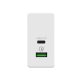 Celly TCUSBC45WWH Caricabatterie per dispositivi mobili Universale Bianco AC Ricarica rapida Interno 3