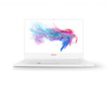 MSI Prestige P65 8RD-060IT Creator Intel® Core™ i7 i7-8750H Computer portatile 39,6 cm (15.6") Full HD 16 GB DDR4-SDRAM 512 GB SSD NVIDIA® GeForce® GTX 1050 Ti Wi-Fi 5 (802.11ac) Windows 10 Home Bianc