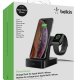 Belkin PowerHouse Smartphone, Orologio Nero AC Carica wireless Interno 4
