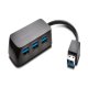 Kensington Hub a 4 porte USB 3.0 con funzionalità di ricarica UH4000C - Nero 3