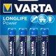 Varta Longlife Power AAA Batteria monouso Mini Stilo AAA Alcalino 2