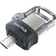 SanDisk Ultra Dual m3.0 unità flash USB 32 GB USB Type-A / Micro-USB 3.2 Gen 1 (3.1 Gen 1) Nero, Argento, Trasparente 2