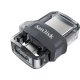 SanDisk Ultra Dual m3.0 unità flash USB 32 GB USB Type-A / Micro-USB 3.2 Gen 1 (3.1 Gen 1) Nero, Argento, Trasparente 3