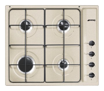 Smeg S64SAV2 piano cottura Avena Da incasso 60 cm Gas 4 Fornello(i)