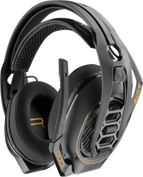 POLY RIG 800HD Auricolare Wireless A Padiglione Gaming Nero, Grigio, Arancione