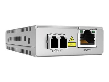 Allied Telesis AT-MMC2000LX/LC-TAA-60 convertitore multimediale di rete 1000 Mbit/s 1310 nm Modalità singola Grigio