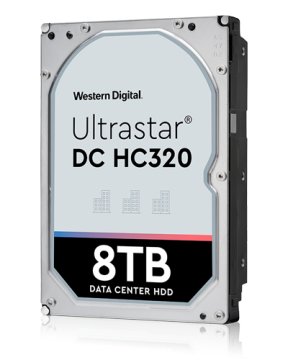 Western Digital Ultrastar DC HC320 disco rigido interno 8 TB 7200 Giri/min 256 MB 3.5" Serial ATA III