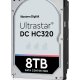 Western Digital Ultrastar DC HC320 disco rigido interno 8 TB 7200 Giri/min 256 MB 3.5