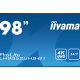 iiyama LH9852UHS-B1 visualizzatore di messaggi Pannello piatto per segnaletica digitale 2,49 m (98
