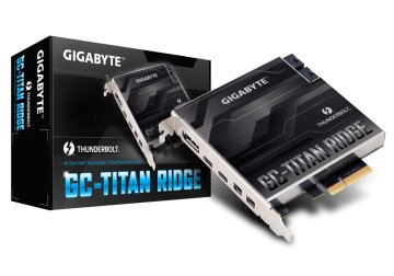 GIGABYTE GC-TITAN RIDGE scheda di interfaccia e adattatore Interno Mini DisplayPort, DisplayPort, Thunderbolt 3