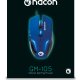 NACON GM-105 mouse Gaming Mancino USB tipo A Ottico 2400 DPI 4