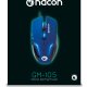 NACON GM-105 mouse Mancino USB tipo A Ottico 2400 DPI 4