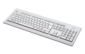 Fujitsu KB521 UK tastiera Ufficio USB QWERTY Inglese Grigio