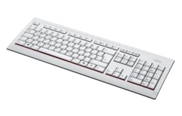 Fujitsu KB521 UK tastiera USB QWERTY Inglese Grigio