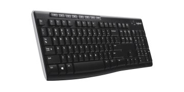 Logitech Wireless Keyboard K270 tastiera RF Wireless QWERTZ Tedesco Nero