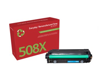 Everyday Toner rigenerato ™ di Xerox Ciano compatibile con HP 508X (CF361X), High capacity