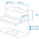 Samsung NK24M1030IS Semintegrato (semincassato) Acciaio inox 392 m³/h 10
