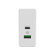 Celly TCUSBC30WWH Caricabatterie per dispositivi mobili Universale Bianco AC Ricarica rapida Interno 3