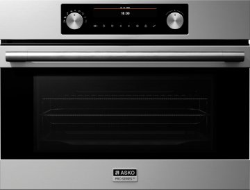 Asko OCM8483S 50 L 3000 W Nero, Acciaio inox