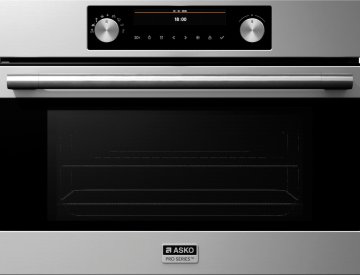 Asko OM8483S 53 L 2200 W Nero, Acciaio inox