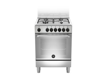 Bertazzoni La Germania Americana AMN664EXV cucina Elettrico Gas Acciaio inox