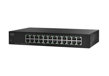 Cisco SF110-24 Non gestito L2 Fast Ethernet (10/100) 1U Nero