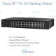 Cisco SF110-24 Non gestito L2 Fast Ethernet (10/100) 1U Nero 4
