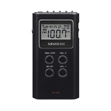 Sangean DT-120B radio Portatile Digitale Nero