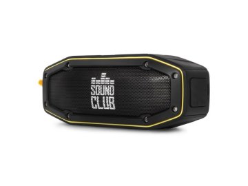 GOCLEVER Sound Club RUGGED MINI Altoparlante portatile stereo Nero, Giallo 10 W