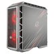 Cooler Master MasterCase H500P Mesh Phantom Gaming Edition Midi Tower Grigio, Rosso 2