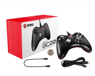 MSI Force GC20 Nero USB 2.0 Joystick Analogico/Digitale Android, PC