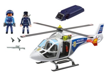 Playmobil Police Helicopter with LED Searchlight