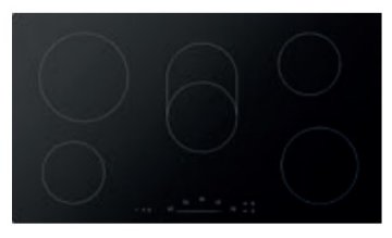 Lofra Venere 90 Nero Da incasso 90 cm Ceramica 5 Fornello(i)
