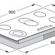 Lofra Venere 90 Nero Da incasso 90 cm Ceramica 5 Fornello(i) 3