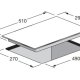 Lofra Venere 30 Nero Da incasso 30 cm Ceramica 2 Fornello(i) 3