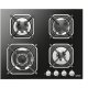 Lofra HGN6G0 Nero Da incasso 60 cm Gas 4 Fornello(i) 2
