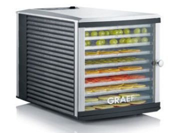 Graef DA 510 disidratatore alimentare Nero, Acciaio inox 630 W