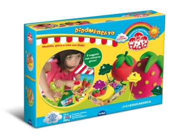 F.I.L.A. 340300 composto per ceramica e modellazione Pasta modellabile Blu, Magenta, Arancione, Viola, Rosso, Giallo