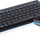 Rapoo 8000 tastiera Mouse incluso RF Wireless Italiano Nero, Blu 2