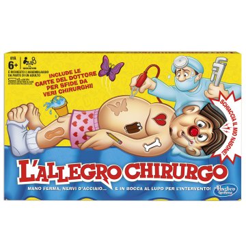 Hasbro Gaming L'Allegro Chirurgo (gioco in scatola Gaming, versione in Italiano)