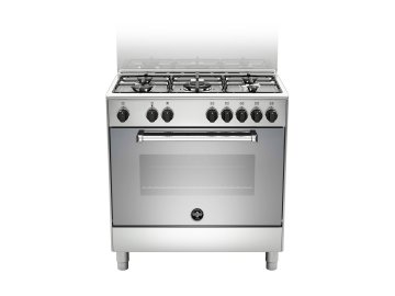 Bertazzoni La Germania Americana AMN855EXV cucina Elettrico Gas Stainless steel A