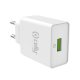 Celly TCUSBQC30WH Caricabatterie per dispositivi mobili Universale Bianco AC Ricarica rapida Interno 2