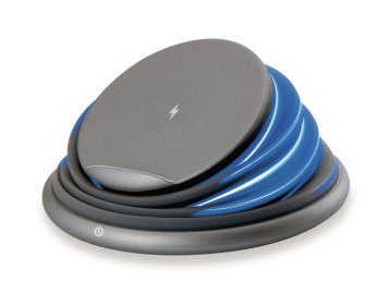 Conceptronic GORGON02G Caricabatterie per dispositivi mobili Universale Grigio USB Carica wireless Ricarica rapida Interno