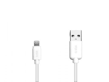 SBS TECABLEUSBIP5L cavo Lightning 1 m Bianco