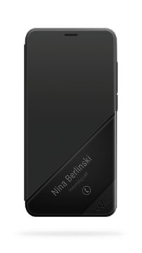 Wiko WKPRFIDGP130 custodia per cellulare 14,5 cm (5.7") Custodia a libro Nero, Grigio