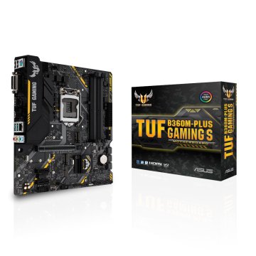 ASUS TUF B360M-PLUS GAMING S Intel® B360 LGA 1151 (Socket H4) micro ATX