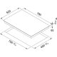 Franke Smart FHSM 804 4I BK Nero Da incasso Piano cottura a induzione 4 Fornello(i) 3