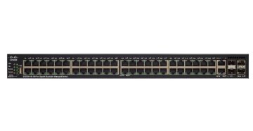 Cisco SG550X-48P Gestito L3 Gigabit Ethernet (10/100/1000) Supporto Power over Ethernet (PoE) 1U Nero, Grigio